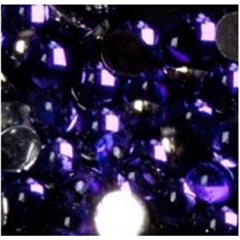 Rhinestones Round light Purple  Meduim 100 psc.